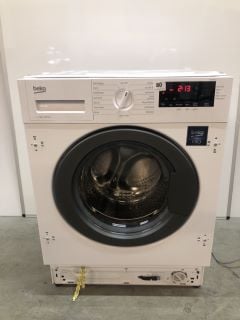 BEKO 7KG INTEGRATED WASHING MACHINE MODEL: WTIK76121 RRP: £399 (EX DISPLAY)