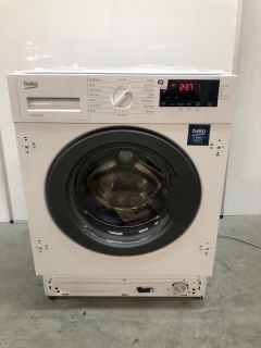 BEKO 8KG INTEGRATED WASHING MACHINE MODEL: WTIK84121 RRP: £379 (EX DISPLAY)