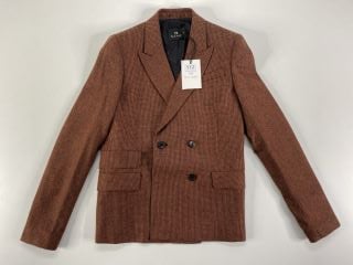 PAUL SMITH WOMEN'S JACKET. SIZE: 40, MADE FROM: 46% VISCOSE 34% WOOL 17% POLYAMIDE 3% ELASTANE. RRP: £450