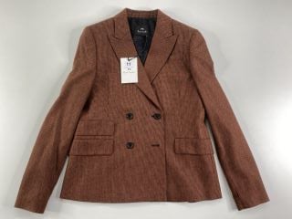 PAUL SMITH WOMEN'S JACKET. SIZE: 38, MADE FROM: 46% VISCOSE 34% WOOL 17% POLYAMIDE 3% ELASTANE. RRP: £450