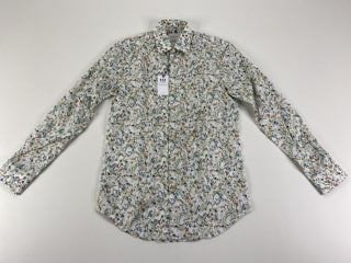 PAUL SMITH GENT'S S/C TAILORED SHIRT. SIZE: 15, MADE FROM: 100% COTTON. RRP: £245