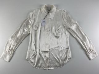 PAUL SMITH WOMEN'S SHIRT. SIZE: 44, MADE FROM: 100% SILK. RRP: £375