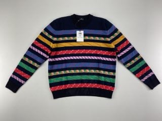 PAUL SMITH WOMEN'S KNITTED JUMPER. SIZE: XL, MADE FROM: 72 COTTON 28 WOOL. RRP: £190