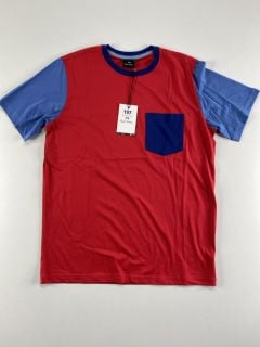 PAUL SMITH MEN'S LS CN REG FIT T-SHIRT. SIZE: M, MADE FROM: 100% ORGANIC COTTON. RRP: £65