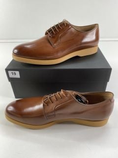 PAUL SMITH MEN'S SHOE GOMEZ TAN. SIZE: 11, MADE FROM: 100% CALF LEATHER/RUBBER SOLE. RRP: £325