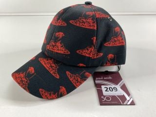 PAUL SMITH MEN'S CAP SPAGHETTI PRINT. MADE FROM: 100% COTTON WOVEN. RRP: £55