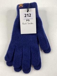 PAUL SMITH MEN'S GLOVE OPTIC TAPE. MADE FROM: 100% LAMBSWOOL KNITTED. RRP: £40