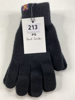 PAUL SMITH MEN'S GLOVE OPTIC TAPE. MADE FROM: 100% LAMBSWOOL KNITTED. RRP: £40