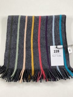 PAUL SMITH MEN'S SCARF TWIST ARTIST. MADE FROM: 100% WOOL KNITTED. RRP: £90