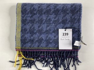 PAUL SMITH WOMEN'S SCARF DBLE HTOOTH. MADE FROM: 100% WOOL WOVEN. RRP: £95