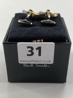 PAUL SMITH MEN'S CUFFLINK BANANA. MADE FROM: 70 COPPER 30 ZINC PLATED. RRP: £100