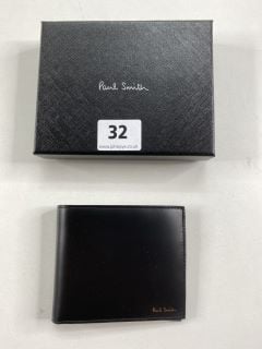 PAUL SMITH MEN'S WALLET BILLFOLD MAP. MADE FROM: 100% COW LEATHER. RRP: £180