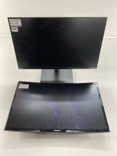 2 X MONITORS TO INC SAMSUNG (SMASHED/SALVAGE/SPARES)