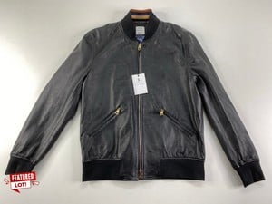 PAUL SMITH GENT'S LEATHER BOMBER JACKET. SIZE: L, MADE FROM: 100% LAMB LEATHER. RRP: £1500