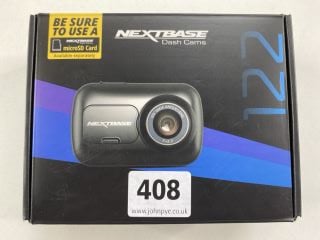 NEXTBASE DASH CAM CAR SURVEILLANCE EQUIPMENT IN BLACK: MODEL NO 122 (WITH BOX & ACCESSORIES)  [JPTN41033]