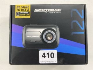 NEXTBASE DASH CAM CAR SURVEILLANCE EQUIPMENT IN BLACK: MODEL NO 122 (WITH BOX & ACCESSORIES)  [JPTN41034]