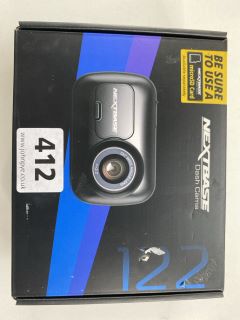 NEXTBASE DASH CAM CAR SURVEILLANCE EQUIPMENT IN BLACK: MODEL NO 122 (WITH BOX & ACCESSORIES)  [JPTN41037]