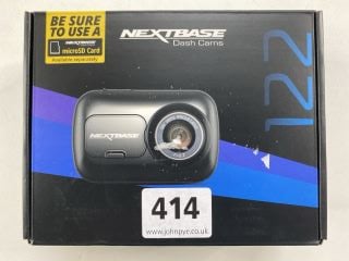 NEXTBASE DASH CAM CAR SURVEILLANCE EQUIPMENT IN BLACK: MODEL NO 122 (WITH BOX & ACCESSORIES)  [JPTN41039]