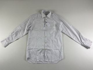 PAUL SMITH GENT'S S/C TAILORED SHIRT. SIZE: 15.5, MADE FROM: 52 COTTON 48 LYOCELL. RRP: £315