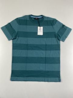 PAUL SMITH MEN'S SS REG FIT T-SHIRT. SIZE: M, MADE FROM: 100% ORGANIC COTTON. RRP: £80