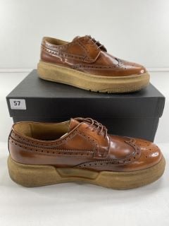 PAUL SMITH MEN'S SHOE NASH TAN. SIZE: 10, MADE FROM: MEN'S SHOE 100% COW LEATHER UPPER/RUBBER SOLE. RRP: £385