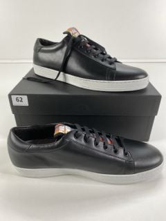 PAUL SMITH MEN'S SHOE HASSLER BLACK ARTIST STRAP TONG. SIZE: 11, MADE FROM: 100% CALF LEATHER UPPER/RUBBER SOLE. RRP: £325