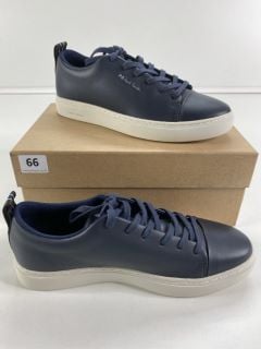 PAUL SMITH MEN'S SHOE LEE DARK NAVY. SIZE: 7, MADE FROM: 100% COW LEATHER UPPER/RUBBER SOLE. RRP: £150