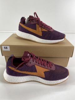 PAUL SMITH MEN'S SHOE ZEUS DARK VIOLET SPACE. SIZE: 6, MADE FROM: 100% POLYESTER UPPER/RUBBER SOLE. RRP: £165