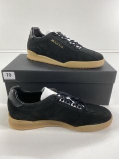 PAUL SMITH MEN'S SHOE ACHIRUS BLACK. SIZE: 8, MADE FROM: 100% COW LEATHER UPPER/RUBBER SOLE. RRP: £165