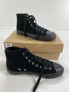 PAUL SMITH WOMEN'S SHOE CARVER BLACK. SIZE: 39, MADE FROM: 100% COW LEATHER UPPER/RUBBER SOLE. RRP: £195