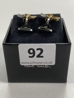 PAUL SMITH MEN'S CUFFLINK BANANA. MADE FROM: 70 COPPER 30 ZINC PLATED. RRP: £100