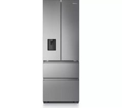 HISENSE PUREFLAT FREESTANDING AMERICAN-STYLE FRIDGE FREEZER - STAINLESS STEEL - MODEL NUMBER - RF632N4WIE - RRP £849 (JOHN PYE WHITEGOODS CONDITION REPORT: UNIT POWERED UP, NO ERROR CODE APPARENT, FR