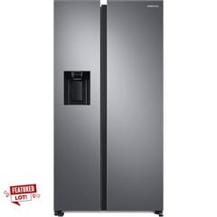 SAMSUNG SERIES 8 SPACEMAX FREESTANDING AMERICAN-STYLE SMART FRIDGE FREEZER - MODEL NUMBER RS68CG852ES9EU - RRP £1299 (JOHN PYE WHITEGOODS CONDITION REPORT: UNIT POWERED UP, NO ERROR CODE APPARENT, FR