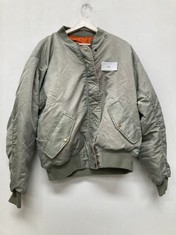 BOMBER JACKET BDG COLOUR GREEN AND ORANGE SIZE S (RRP 99€)-LOCATION 18A.