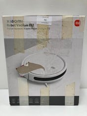 ROBOT HOOVER E12 BRAND XIAOMI MODEL B112 WHITE (CHARGER MISSING) - LOCATION 13A.