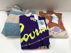 3 X JUMPERS VARIOUS BRANDS AND SIZES INCLUDING ST.BARTH SIZE L (TOTAL RRP 524€) - LOCATION 19A.