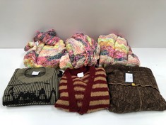 6 X JUMPERS AND JACKETS VARIOUS BRANDS AND SIZES INCLUDING JERSEY SIZE XL (TOTAL RRP. 338€) - LOCATION 31A.