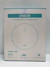 ONSON ROBOT HOOVER MODEL J10C - LOCATION 21A.