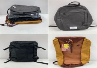 4 X BACKPACKS VARIOUS MAKES AND MODELS INCLUDING GREY BACKPACK LENOVO BRAND - LOCATION 48A.