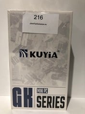 KUYIA MINI PC MODEL GK35 WITH 8 GB MEMORY AND 256 GB - LOCATION 36A.