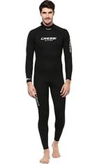 CRESSI SUMMER 2,5 MM FULL WETSUIT BACK ZIP, BLACK - LOCATION 45B.