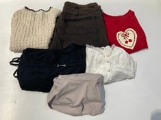 6 X GARMENTS VARIOUS BRANDS AND SIZES INCLUDING PURPLE SKIRT SIZE S IETS FRANS (TOTAL RRP 238€) - LOCATION 2B.