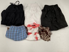 6 X GARMENTS VARIOUS BRANDS AND SIZES INCLUDING BLACK SKIRT SIZE XS MOTEL (TOTAL RRP 224€) - LOCATION 3B.