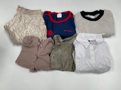 6 X GARMENTS VARIOUS BRANDS AND SIZES INCLUDING WHITE SHIRT SIZE S MOTEL (TOTAL RRP 235.99€) - LOCATION 11B.