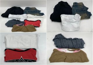 7 X GARMENTS VARIOUS BRANDS AND SIZES INCLUDING WHITE T-SHIRT SIZE L IETS FRANS (TOTAL RRP. 294€) - LOCATION 23B.