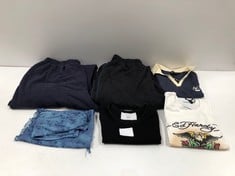 6 X DESIGNER CLOTHES IN VARIOUS STYLES AND SIZES INCLUDING BLACK TOP SIZE XL (TOTAL RRP. 263€) - LOCATION 27B.