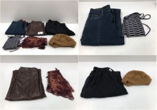 6 X DESIGNER GARMENTS IN VARIOUS STYLES AND SIZES INCLUDING BROWN TROUSERS SIZE M (TOTAL RRP. 224€) - LOCATION 35B.