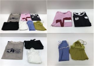 7 X DESIGNER GARMENTS VARIOUS MODELS AND SIZES INCLUDING PINK T-SHIRT SIZE L (TOTAL RRP. 284€) - LOCATION 35B.