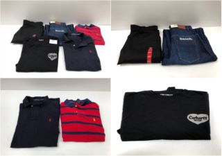 5 X GARMENTS VARIOUS BRANDS AND SIZES INCLUDING RED RALPH LAUREN POLO SHIRT SIZE L (TOTAL RRP 316€) - LOCATION 39B.