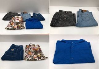 5 X GARMENTS VARIOUS BRANDS AND SIZES INCLUDING CARHARTT JEANS SIZE L (TOTAL RRP 413€) - LOCATION 43B.